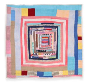 <i>Housetop Quilt with Multiple Borders</i> by Maker once known